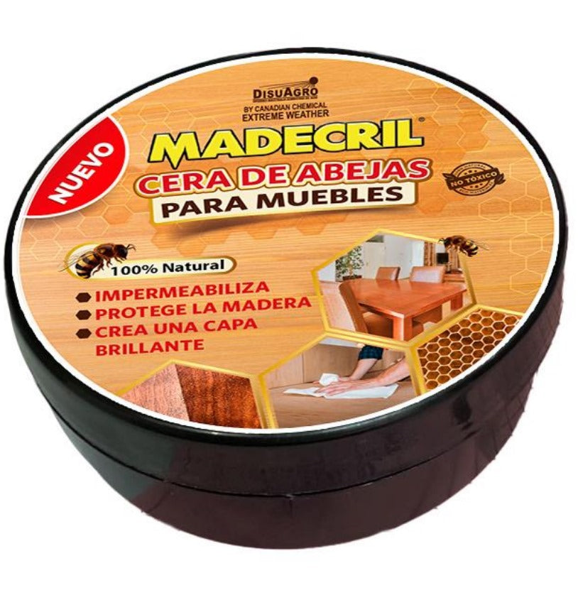 200 gr cera de abejas, restaura protege y da brillo a tus muebles