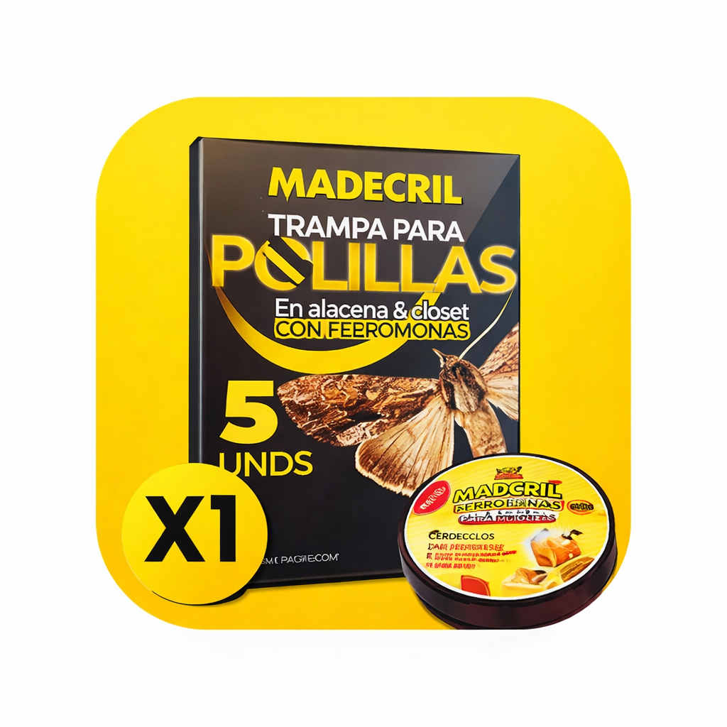 Trampa para Pollilas en alacenas y closets x5 Und - LDG