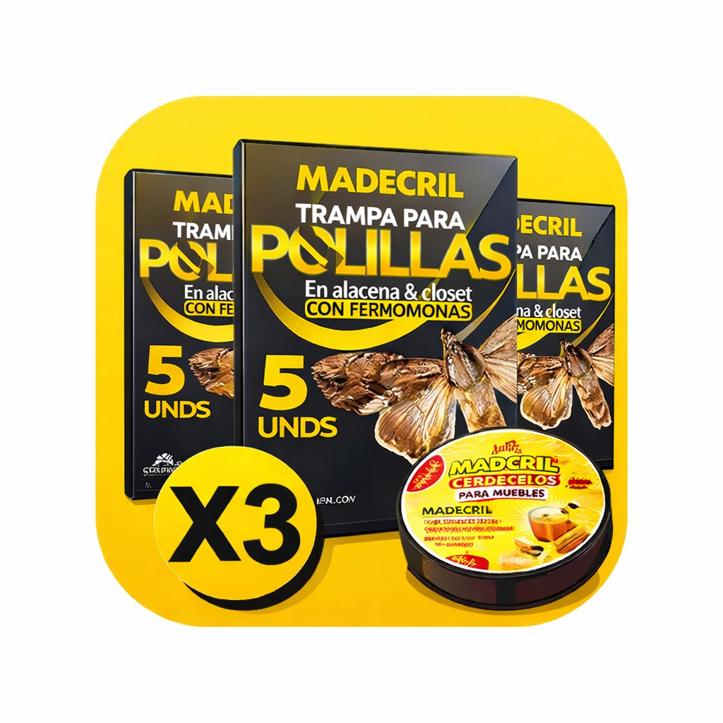 Trampa 15 unidades + cera